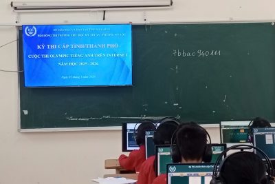 HỌC SINH TRƯỜNG TIỂU HỌC MỸ THUẬN THAM GIA CUỘC THI OLYMPIC TIẾNG ANH TRÊN INTERNET CẤP TỈNH NĂM HỌC 2025 – 2026