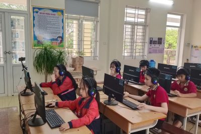 Học sinh trường Tiểu học Mỹ Thuận tham gia Cuộc thi Olympic Tiếng Anh trên Internet – IOE cấp Quốc gia